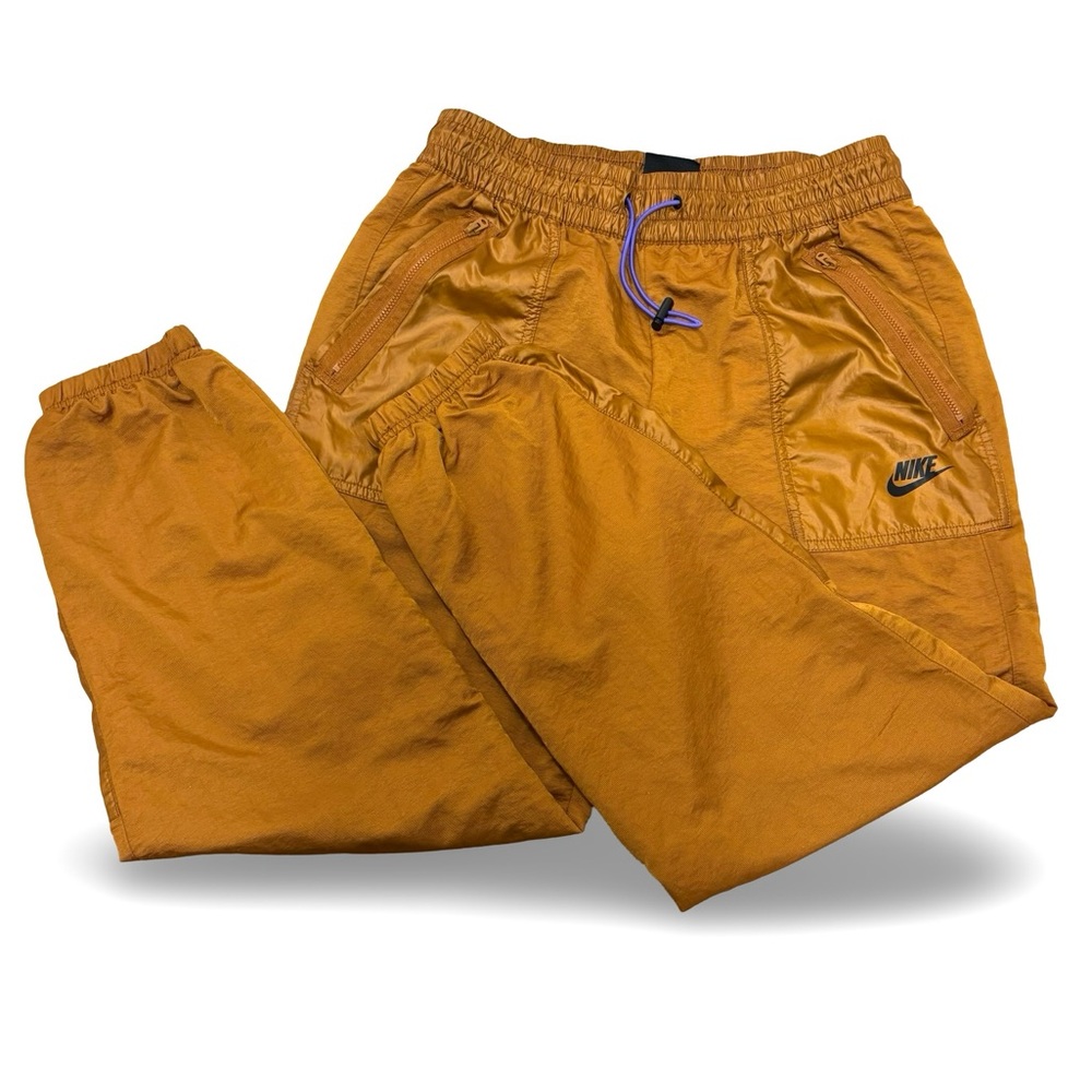 Nike Sportswear Rebel Bronze Windbreaker Jogger Pants size M Women's